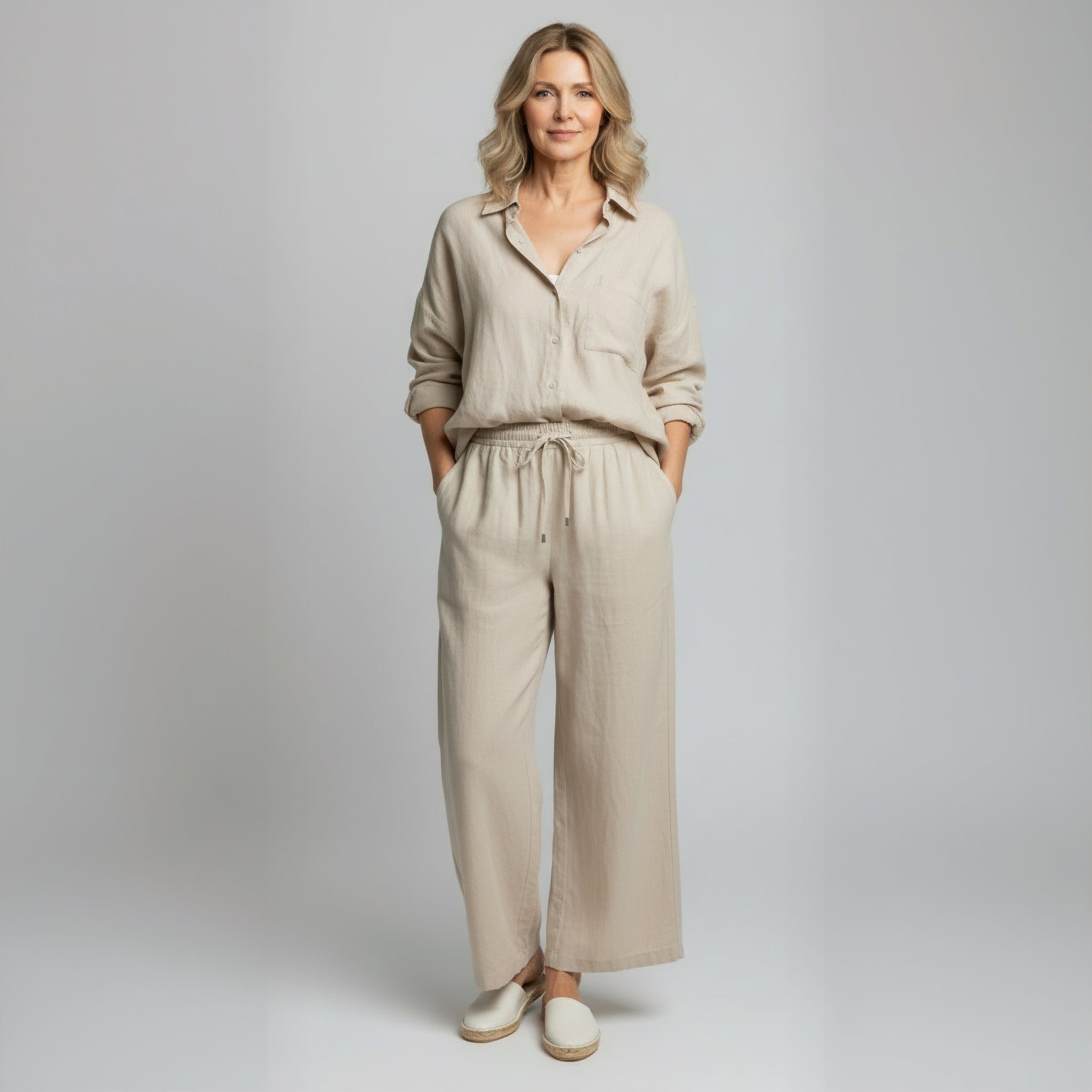 Dream™ | Cotton-Linen Ensemble Elegance Comfort