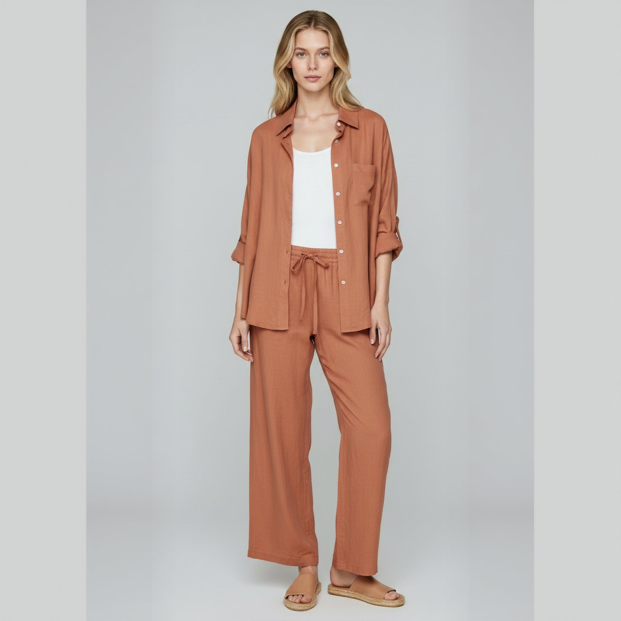 Dream™ | Cotton-Linen Ensemble Elegance Comfort