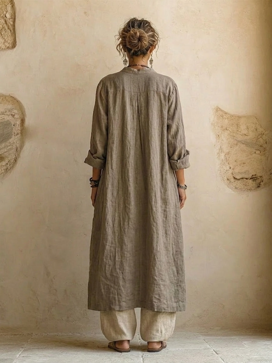 Il completo coordinato in misto lino “Florence”
